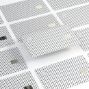 The Slate Black Micro Polka Dots - Premium Protective Decal Skin-Kit for the Apple Credit Card