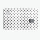 The Slate Black Micro Polka Dots - Premium Protective Decal Skin-Kit for the Apple Credit Card
