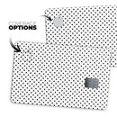 The Slate Black Micro Polka Dots - Premium Protective Decal Skin-Kit for the Apple Credit Card