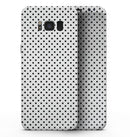 The Slate Black Micro Polka Dots - Samsung Galaxy S8 Full-Body Skin Kit