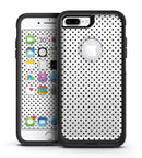 The Slate Black Micro Polka Dots - iPhone 7 or 7 Plus Commuter Case Skin Kit