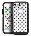 The Slate Black Micro Polka Dots - iPhone 7 or 7 Plus Commuter Case Skin Kit