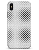 The Slate Black Micro Polka Dots - iPhone X Clipit Case