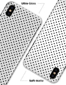 The Slate Black Micro Polka Dots - iPhone X Clipit Case