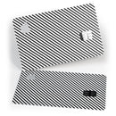 The Slate Black Slanted Lines  - Premium Protective Decal Skin-Kit for the Apple Credit Card
