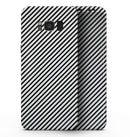 The Slate Black Slanted Lines  - Samsung Galaxy S8 Full-Body Skin Kit