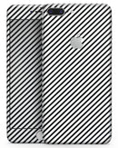 The Slate Black Slanted Lines  - Skin-kit for the iPhone 8 or 8 Plus