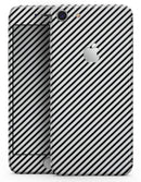 The Slate Black Slanted Lines  - Skin-kit for the iPhone 8 or 8 Plus