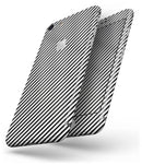 The Slate Black Slanted Lines  - Skin-kit for the iPhone 8 or 8 Plus