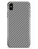 The Slate Black Slanted Lines  - iPhone X Clipit Case