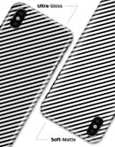 The Slate Black Slanted Lines  - iPhone X Clipit Case