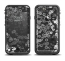 The Small Black and White Flower Sprouts Apple iPhone 6/6s LifeProof Fre Case Skin Set