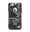 The Small Black and White Flower Sprouts Apple iPhone 6 Otterbox Commuter Case Skin Set