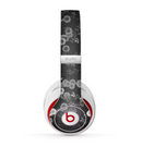 The Small Black and White Flower Sprouts Skin for the Beats by Dre Studio (2013+ Version) Headphones