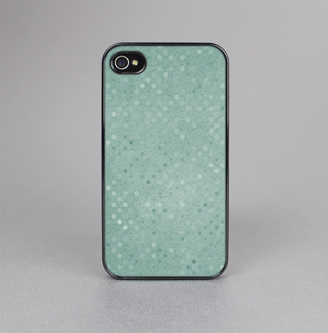 The Small Green Polkadotted Surface Skin-Sert for the Apple iPhone 4-4s Skin-Sert Case
