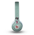 The Small Green Polkadotted Surface Skin for the Beats by Dre Mixr Headphones
