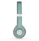 The Small Green Polkadotted Surface Skin for the Beats by Dre Solo 2 Headphones
