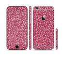 The Small Pink Hearts Collage Sectioned Skin Series for the Apple iPhone 6s Plus