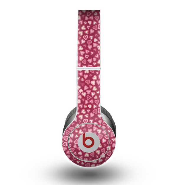 The Small Pink Hearts Collage Skin for the Beats by Dre Original Solo-Solo HD Headphones