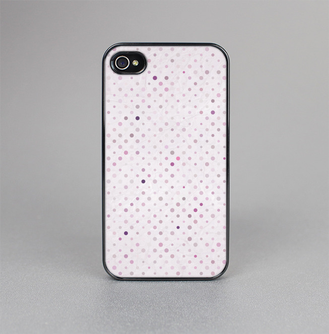 The Small Pink Polkadotted Surface Skin-Sert for the Apple iPhone 4-4s Skin-Sert Case