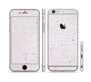 The Small Pink Polkadotted Surface Sectioned Skin Series for the Apple iPhone 6s Plus