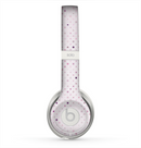 The Small Pink Polkadotted Surface Skin for the Beats by Dre Solo 2 Headphones