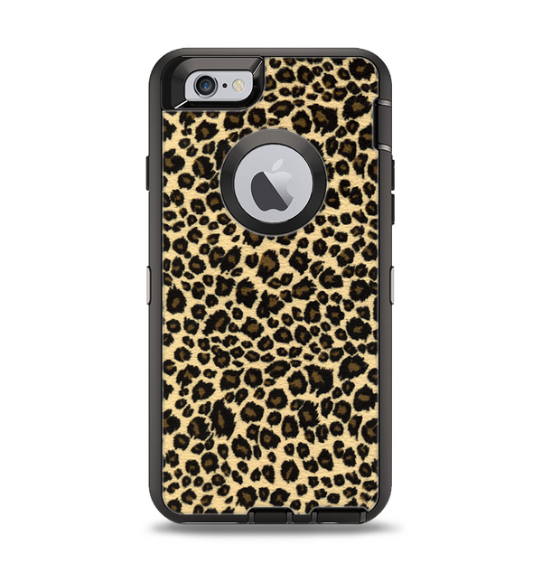 The Small Vector Cheetah Animal Print Apple iPhone 6 Otterbox Defender Case Skin Set