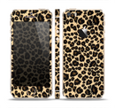 The Small Vector Cheetah Animal Print Skin Set for the Apple iPhone 5s