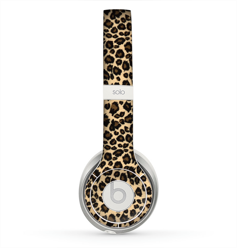 The Small Vector Cheetah Animal Print Skin for the Beats by Dre Solo 2 Headphones