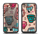 The Smiley Coffee Mugs Apple iPhone 6/6s LifeProof Fre Case Skin Set
