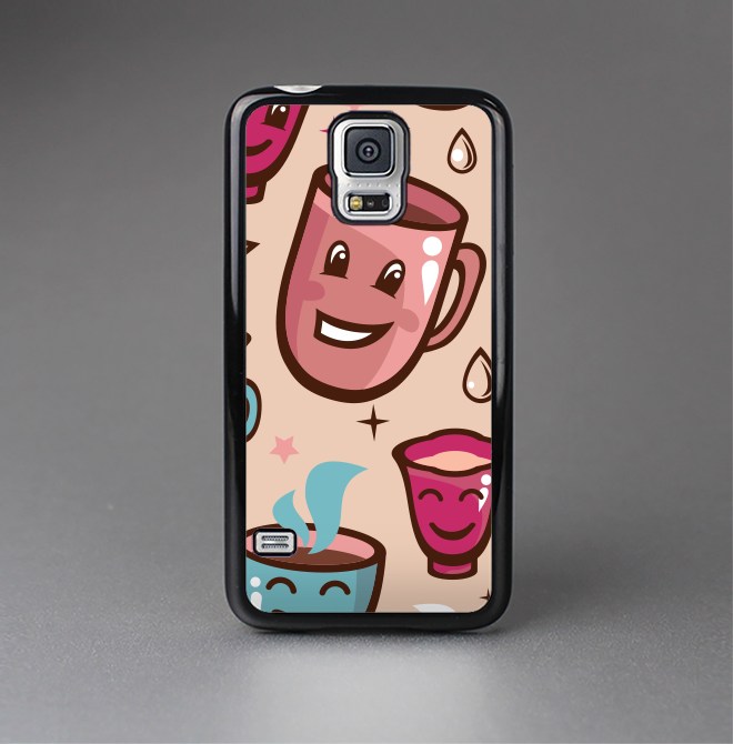 The Smiley Coffee Mugs Skin-Sert Case for the Samsung Galaxy S5