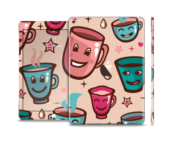 The Smiley Coffee Mugs Skin Set for the Apple iPad Pro