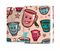 The Smiley Coffee Mugs Full Body Skin Set for the Apple iPad Mini 3