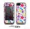 The Smiley Faced Vector Colored Starfish Pattern Skin for the Apple iPhone 5c LifeProof Case