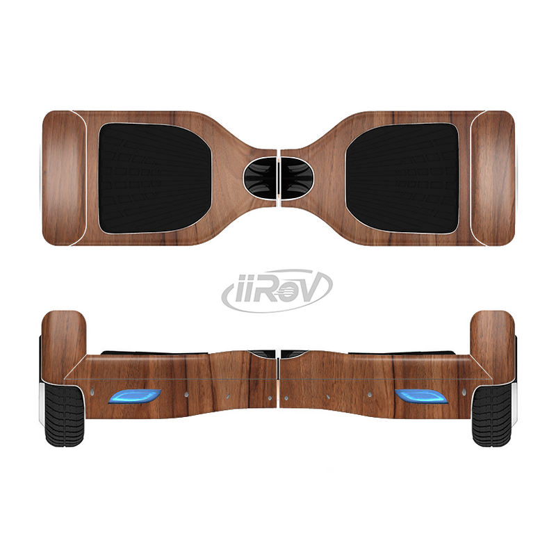 The Smooth-Grained Wooden Plank Full-Body Skin Set for the Smart Drifting SuperCharged iiRov HoverBoard
