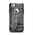 The Smudged White and Black Anchor Pattern Apple iPhone 6 Otterbox Commuter Case Skin Set