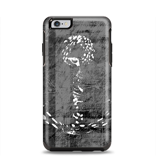The Smudged White and Black Anchor Pattern Apple iPhone 6 Plus Otterbox Symmetry Case Skin Set