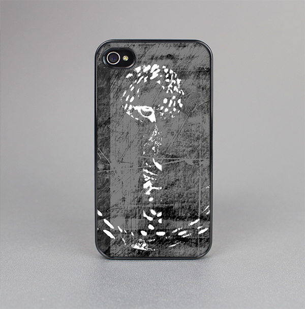 The Smudged White and Black Anchor Pattern Skin-Sert for the Apple iPhone 4-4s Skin-Sert Case