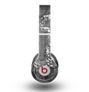 The Smudged White and Black Anchor Pattern Skin for the Beats by Dre Original Solo-Solo HD Headphones