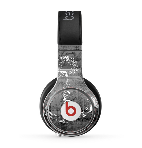 The Smudged White and Black Anchor Pattern Skin for the Beats by Dre Pro Headphones
