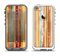 The Smudged Yellow Painted Stripes Pattern Apple iPhone 5-5s LifeProof Fre Case Skin Set