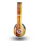 The Smudged Yellow Painted Stripes Pattern Skin for the Beats by Dre Original Solo-Solo HD Headphones