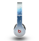 The Snowy Blue Paper Scene Skin for the Beats by Dre Original Solo-Solo HD Headphones