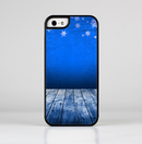The Snowy Blue Wooden Dock Skin-Sert for the Apple iPhone 5-5s Skin-Sert Case