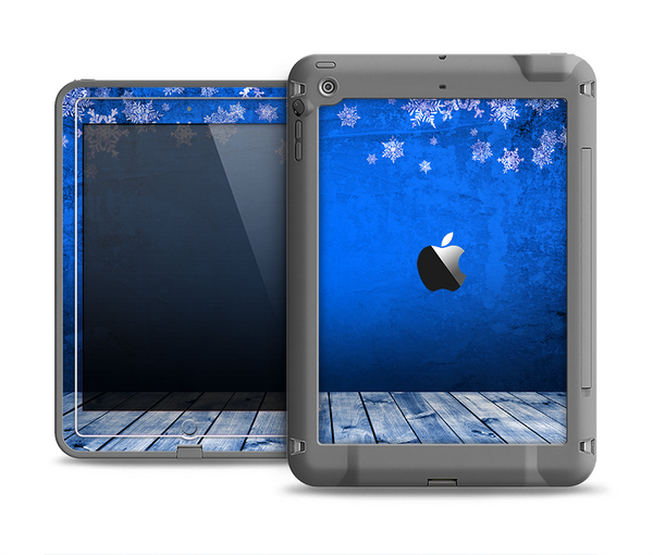 The Snowy Blue Wooden Dock Apple iPad Air LifeProof Fre Case Skin Set