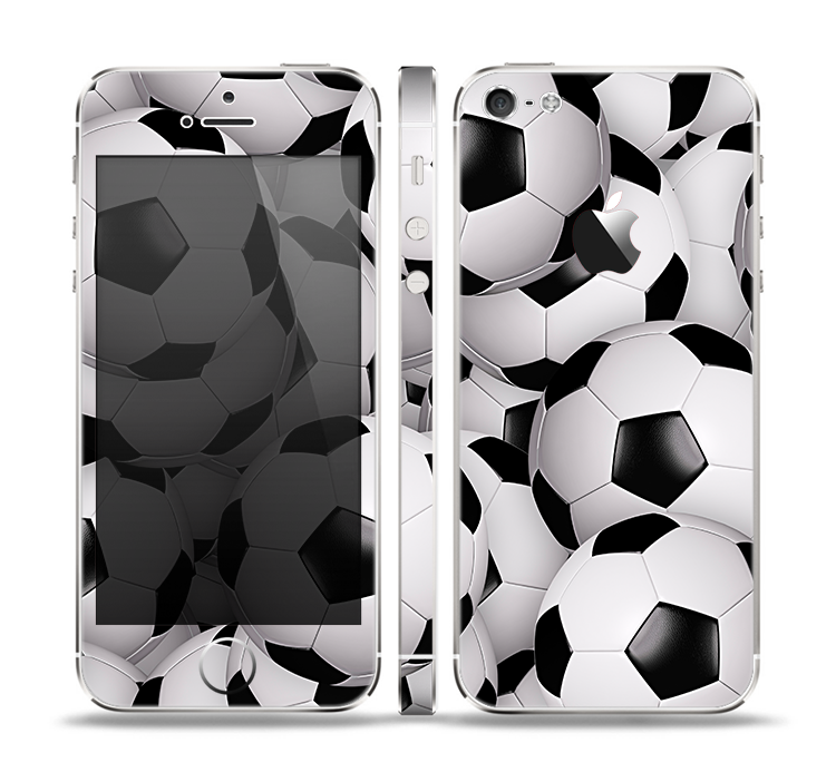 The Soccer Ball Overlay Skin Set for the Apple iPhone 5