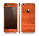 The Solid Cherry Wood Planks Skin Set for the Apple iPhone 5