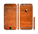 The Solid Cherry Wood Planks Sectioned Skin Series for the Apple iPhone 6s Plus