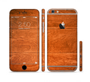 The Solid Cherry Wood Planks Sectioned Skin Series for the Apple iPhone 6 Plus