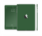 The Solid Hunter Green Skin Set for the Apple iPad Mini 4